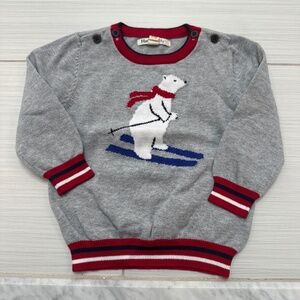 Hatley Cotton Knit Polar Bear Sweater